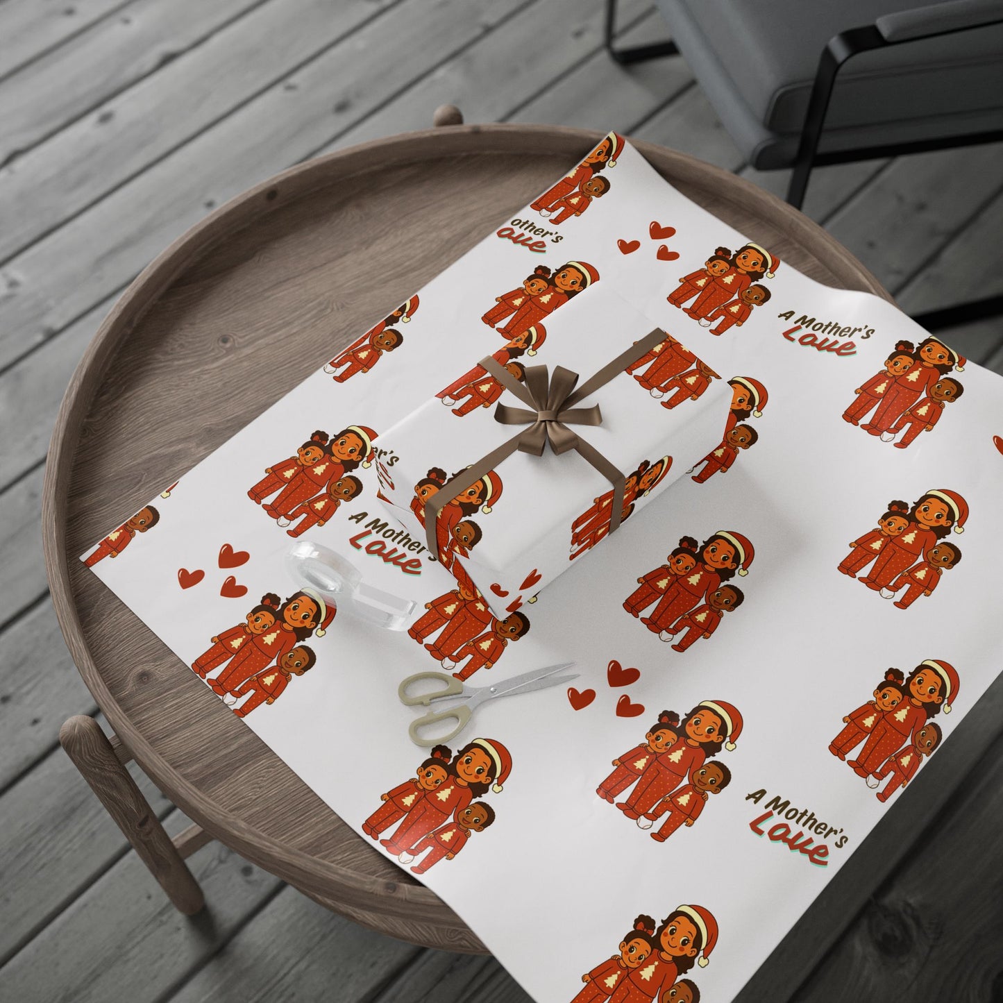 A Mother’s Love Holiday Wrapping Paper