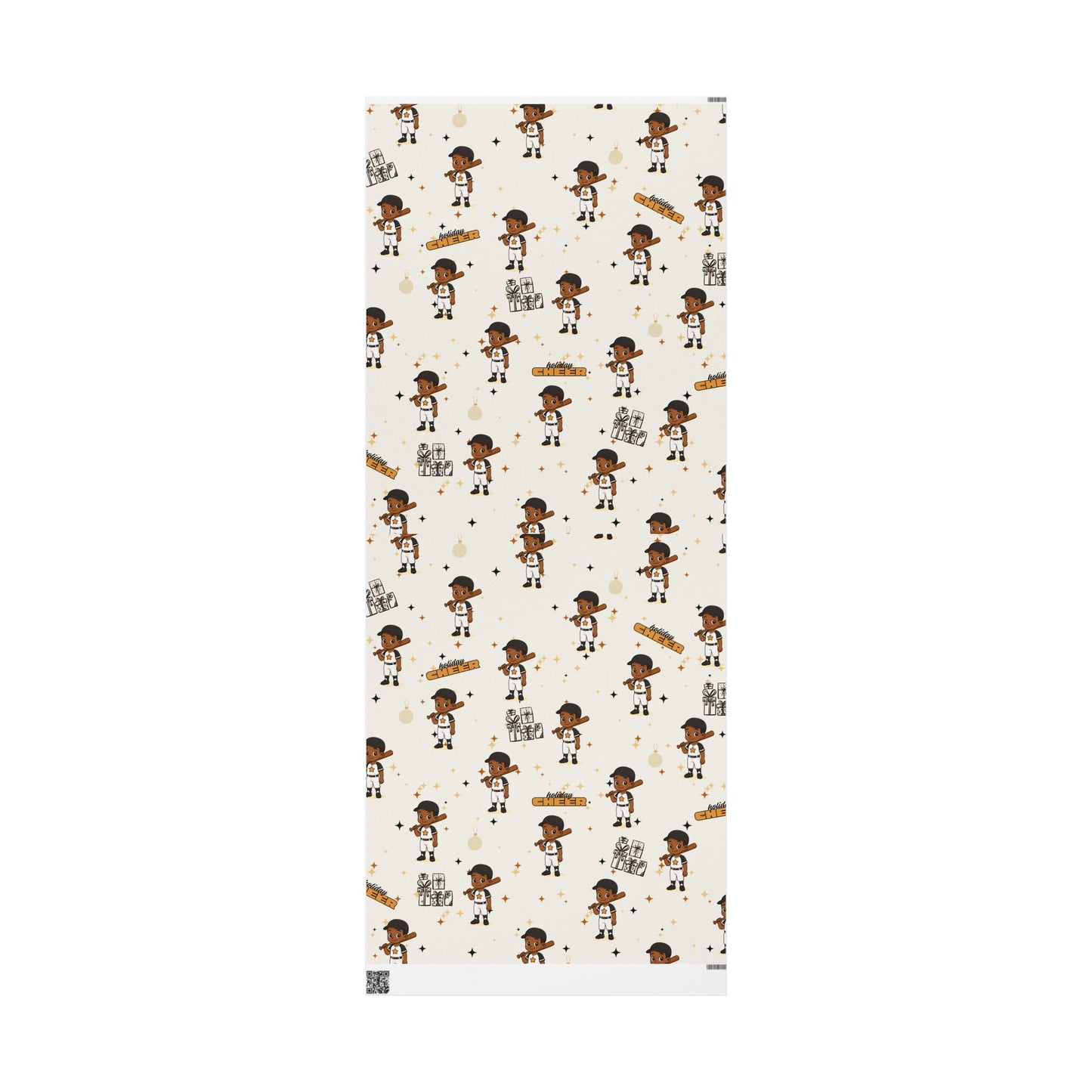 Little King Baseball Holiday Wrapping Paper