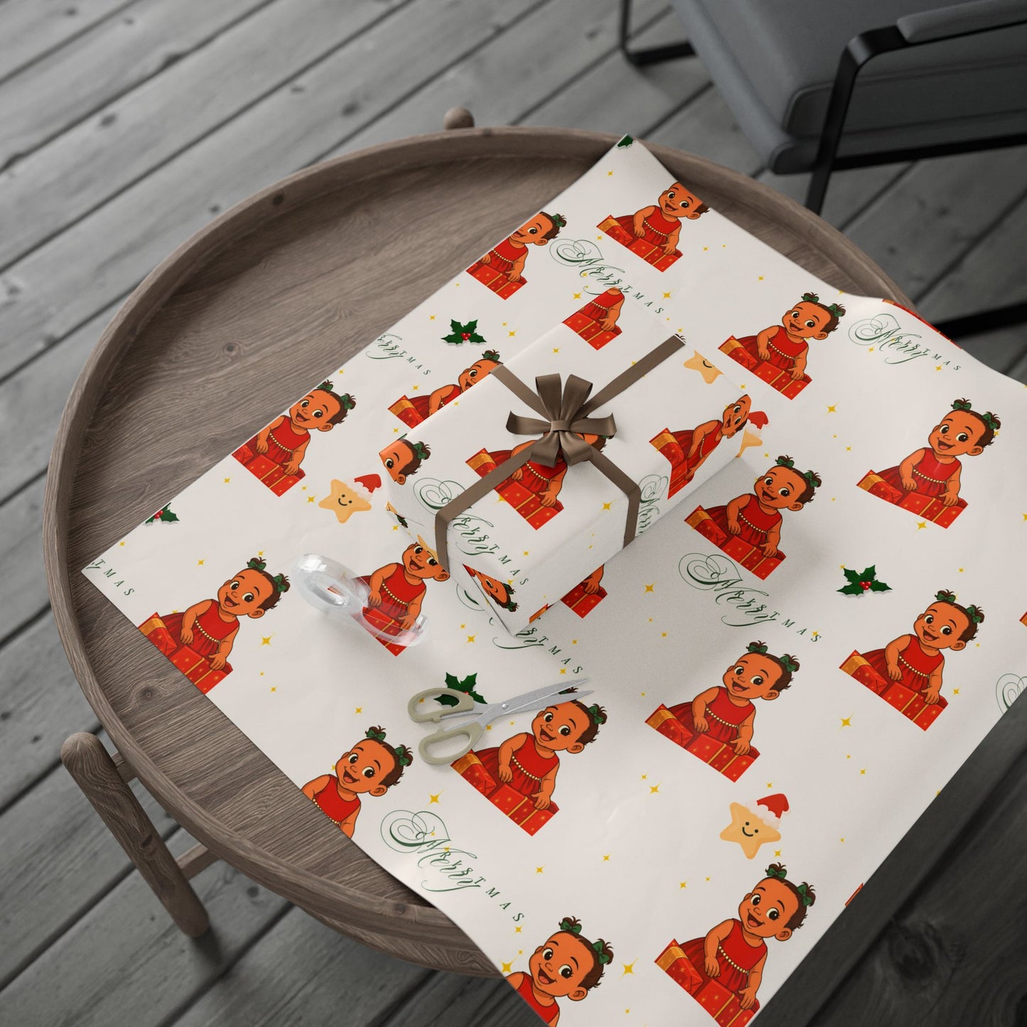 Nova's Christmas Wrapping Paper | Cute Holiday Gift Wrap