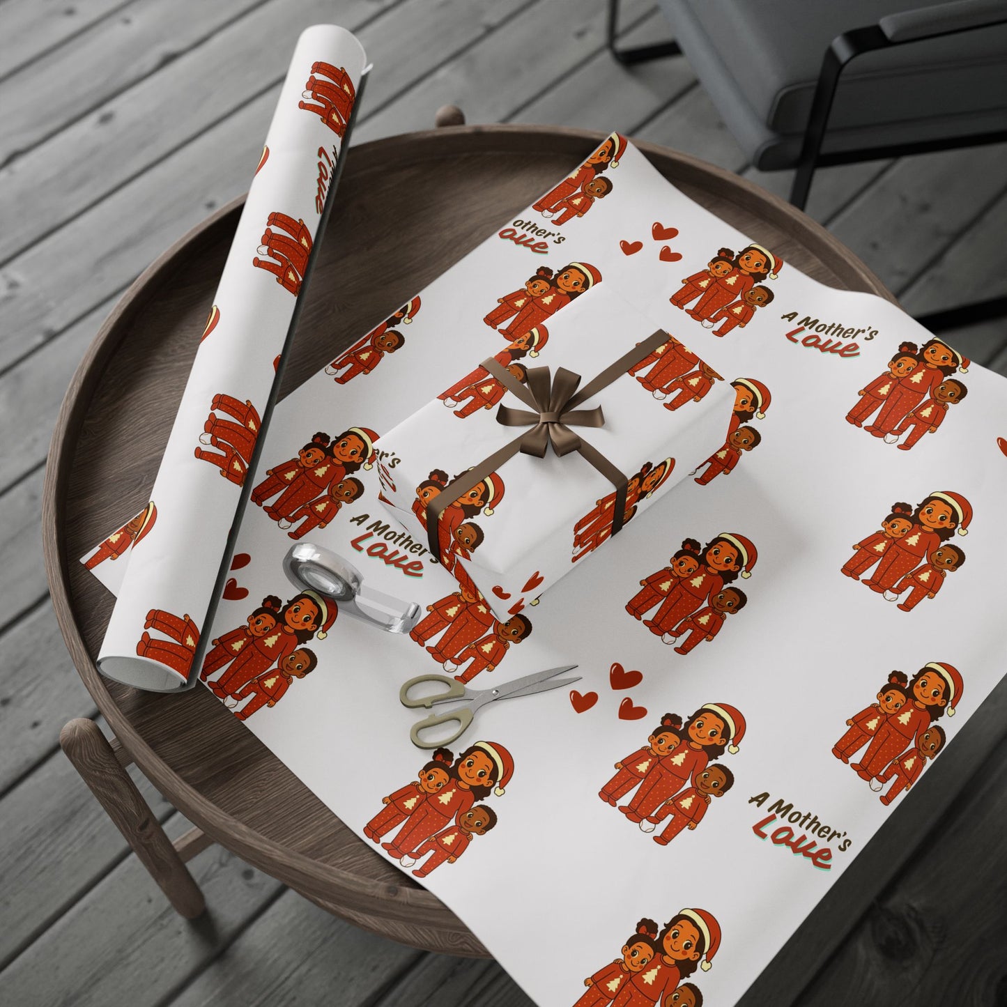 A Mother’s Love Holiday Wrapping Paper