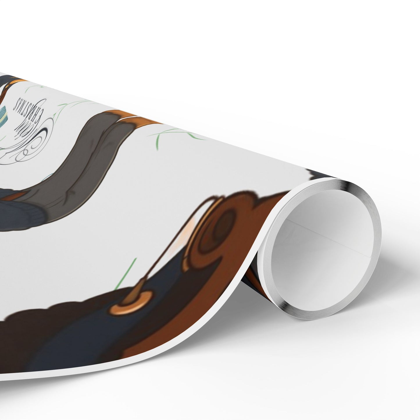 Little King Cochlear Implant Christmas Wrapping Paper — Inclusive Holiday Gift Wrap