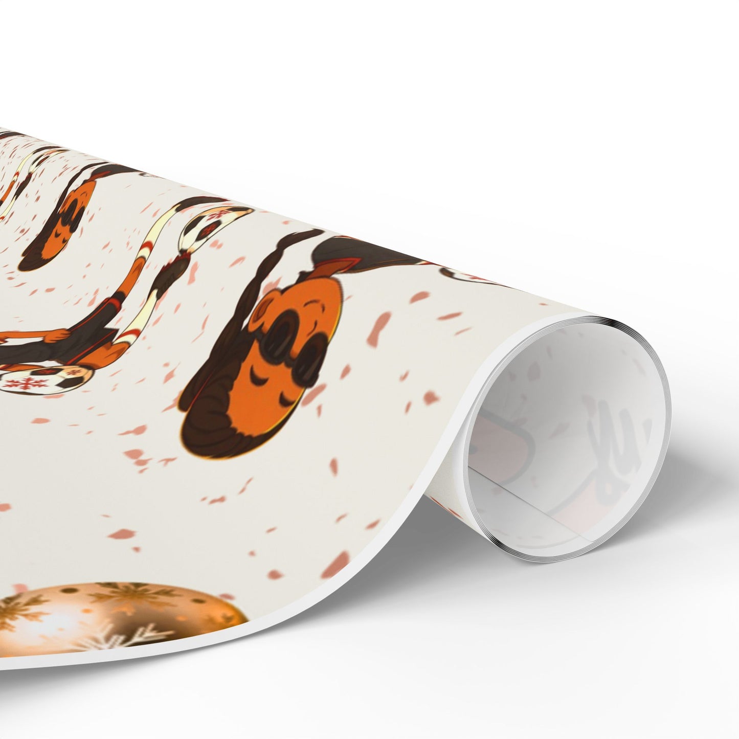 Little Queen Holiday Soccer Wrapping Paper
