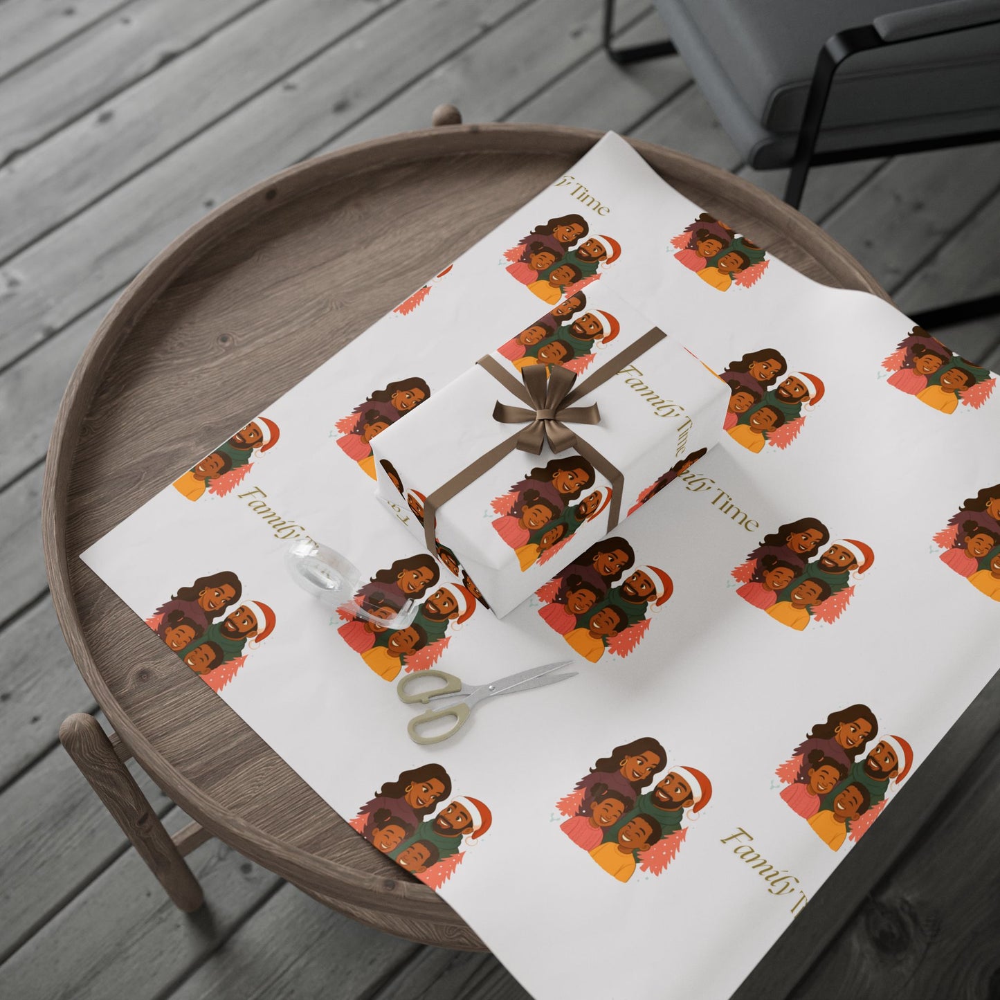 Families Matter Holiday Wrapping Paper