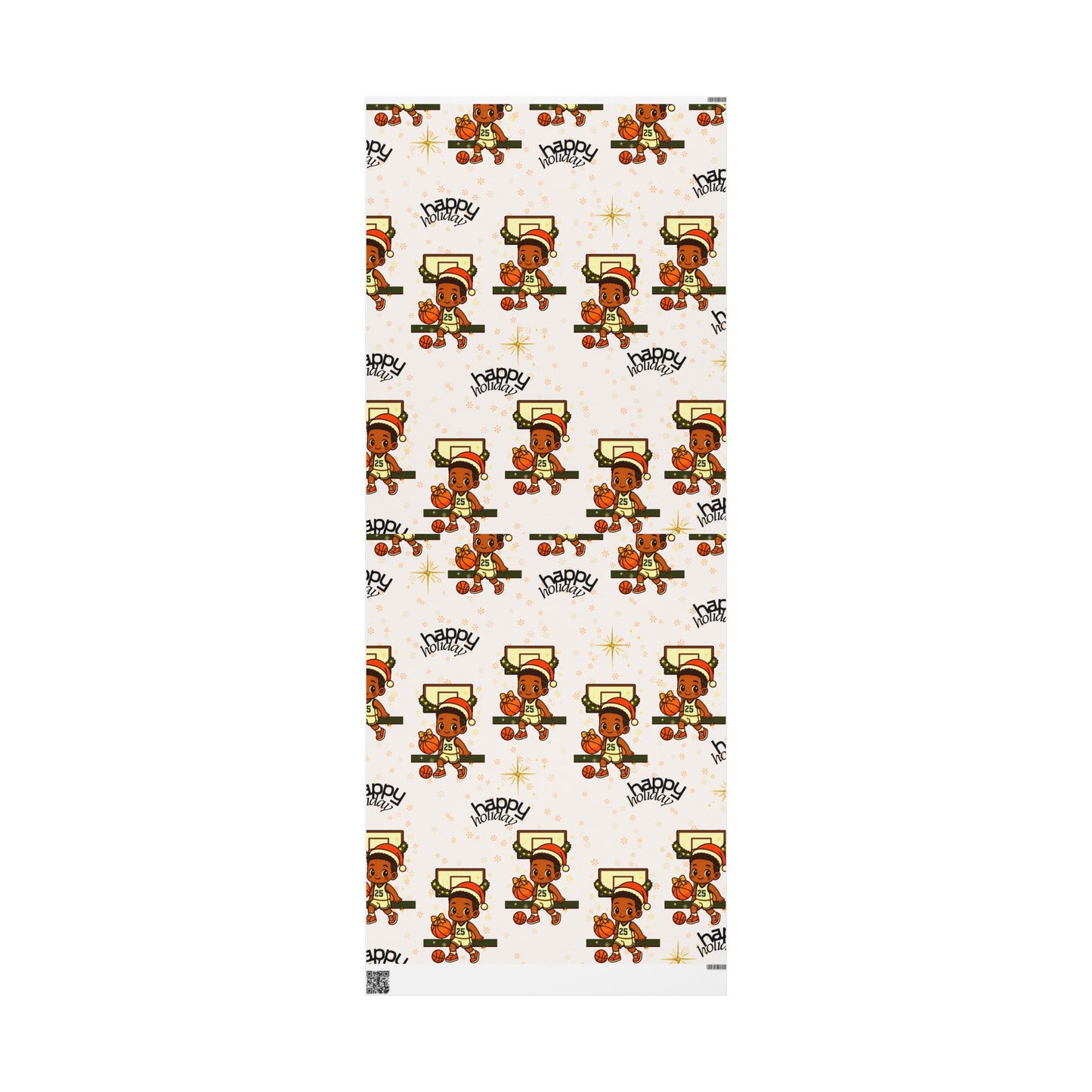 Holiday Hoop King Basketball Wrapping Paper | Holiday Gift Wrap