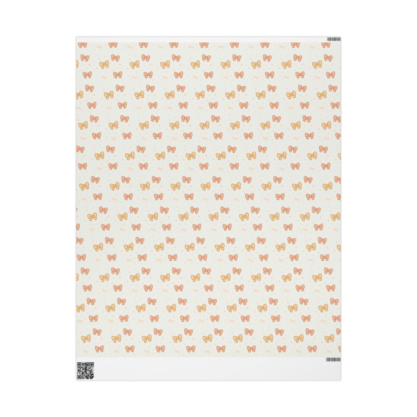 Smiling Bows Gift Wrap — Cute Kawaii-style Gift Wrap for Weddings, Baby Showers, Birthdays & More!