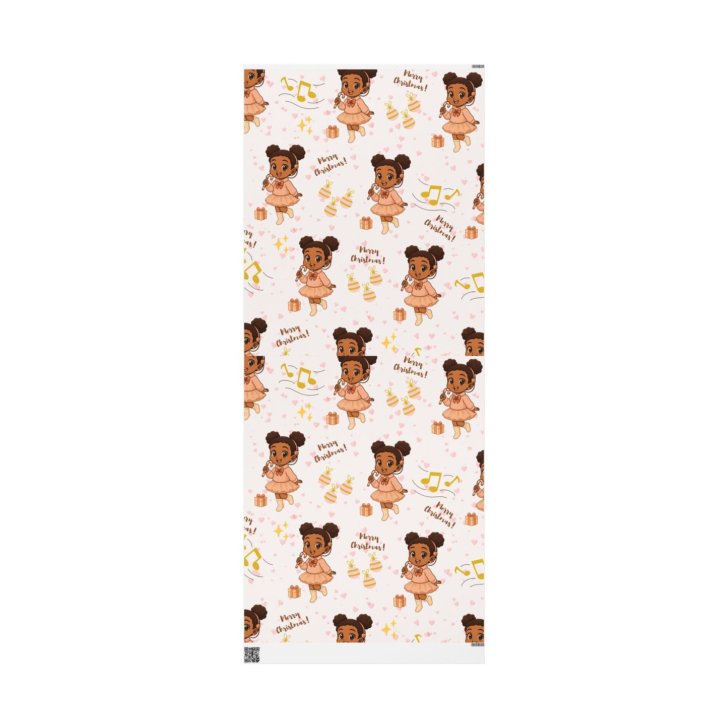 Little Queen Cochlear Implant Christmas Wrapping Paper I Inclusive Holiday Gift Wrap