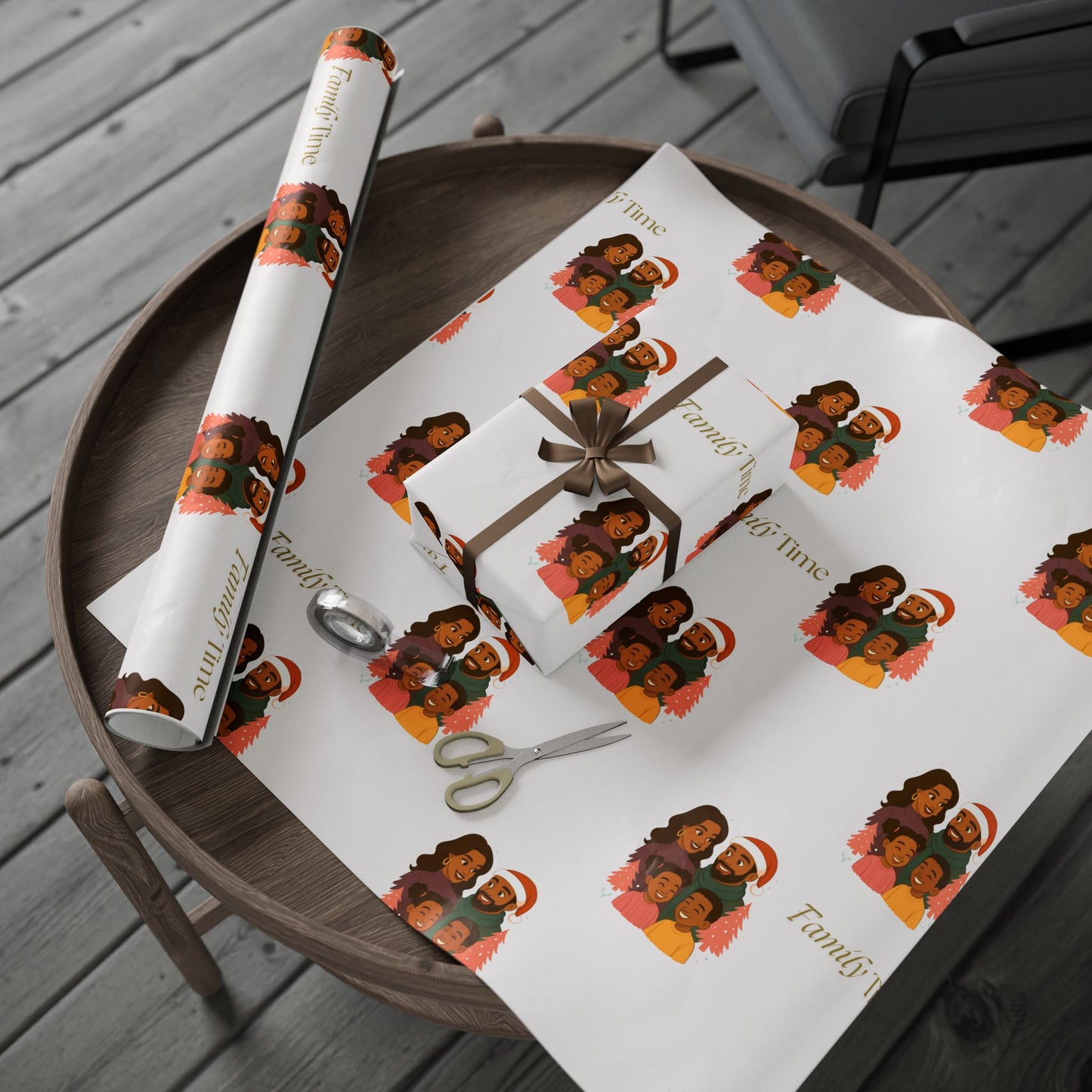 Families Matter Holiday Wrapping Paper