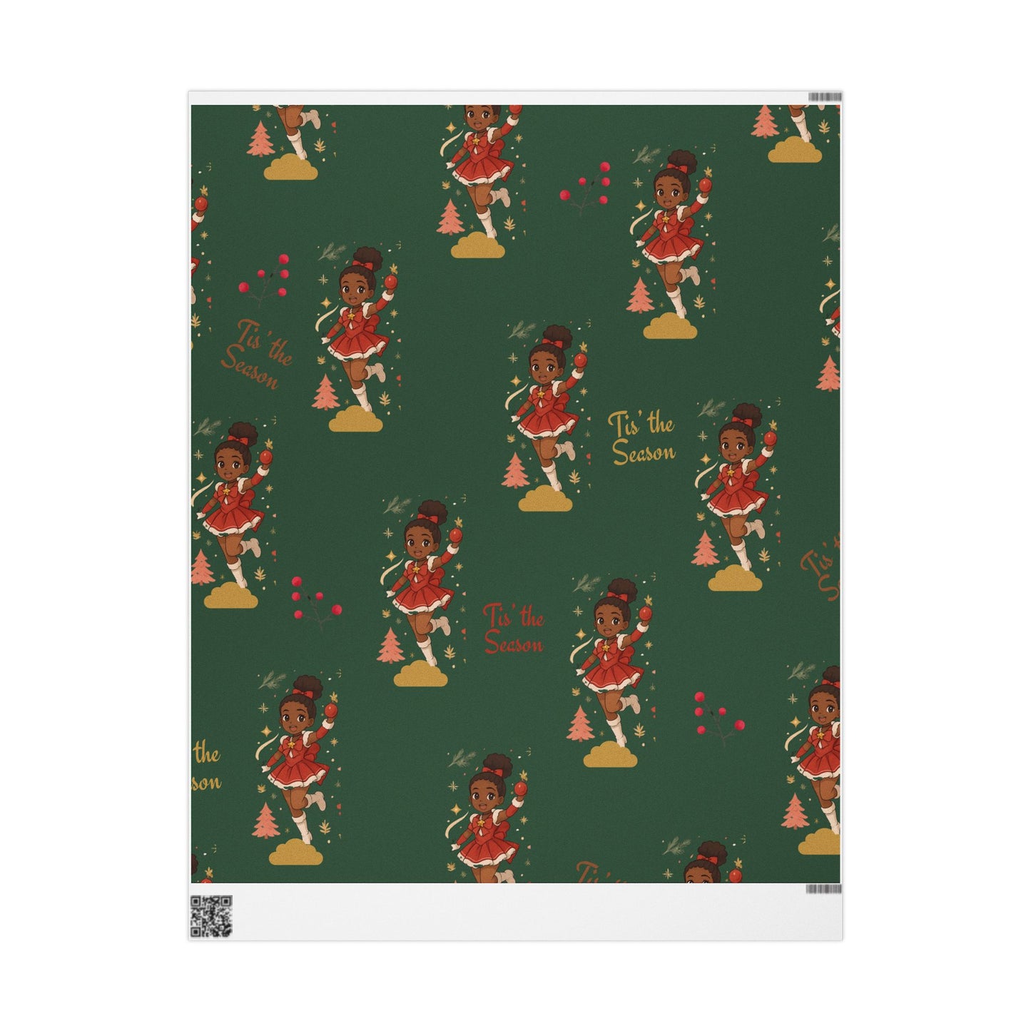 Melanin & Magic Christmas Gift Wrapping Paper