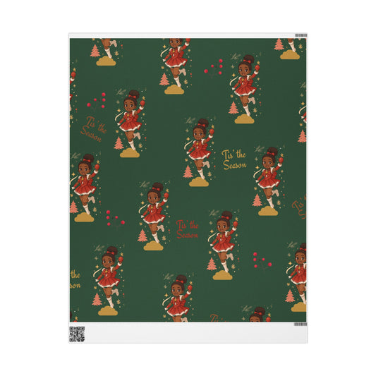 Melanin & Magic Christmas Gift Wrapping Paper