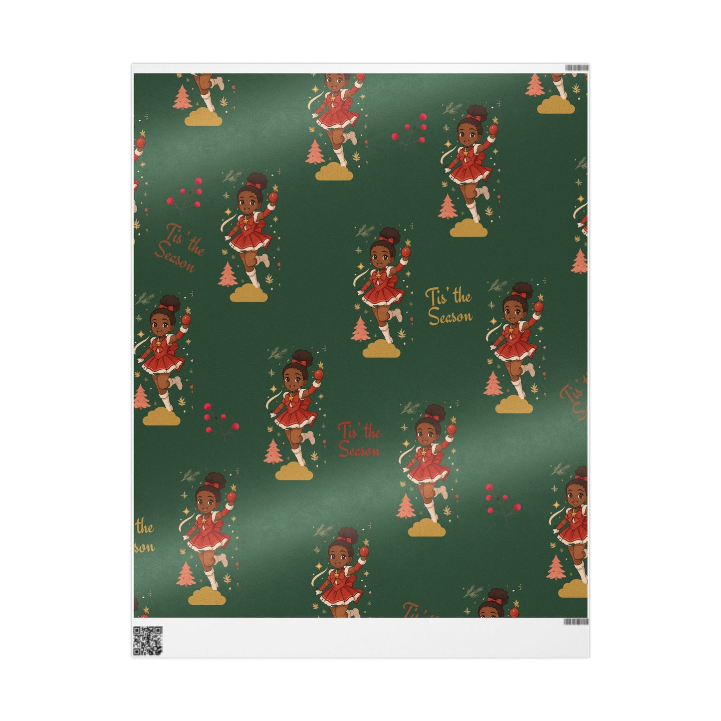 Melanin & Magic Christmas Gift Wrapping Paper