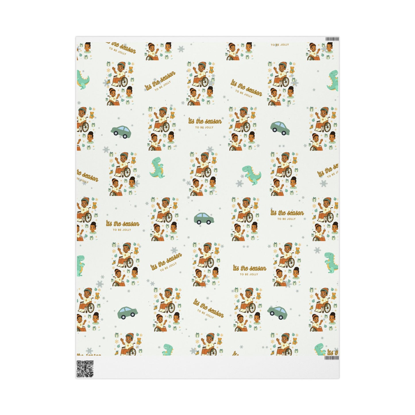 Winter Sleigh King — Holiday Wrapping Paper