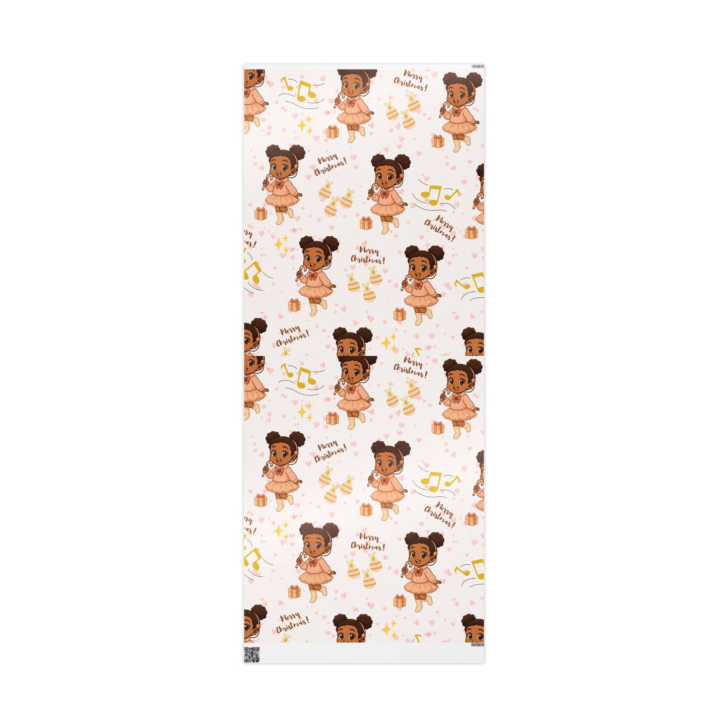 Little Queen Cochlear Implant Christmas Wrapping Paper I Inclusive Holiday Gift Wrap