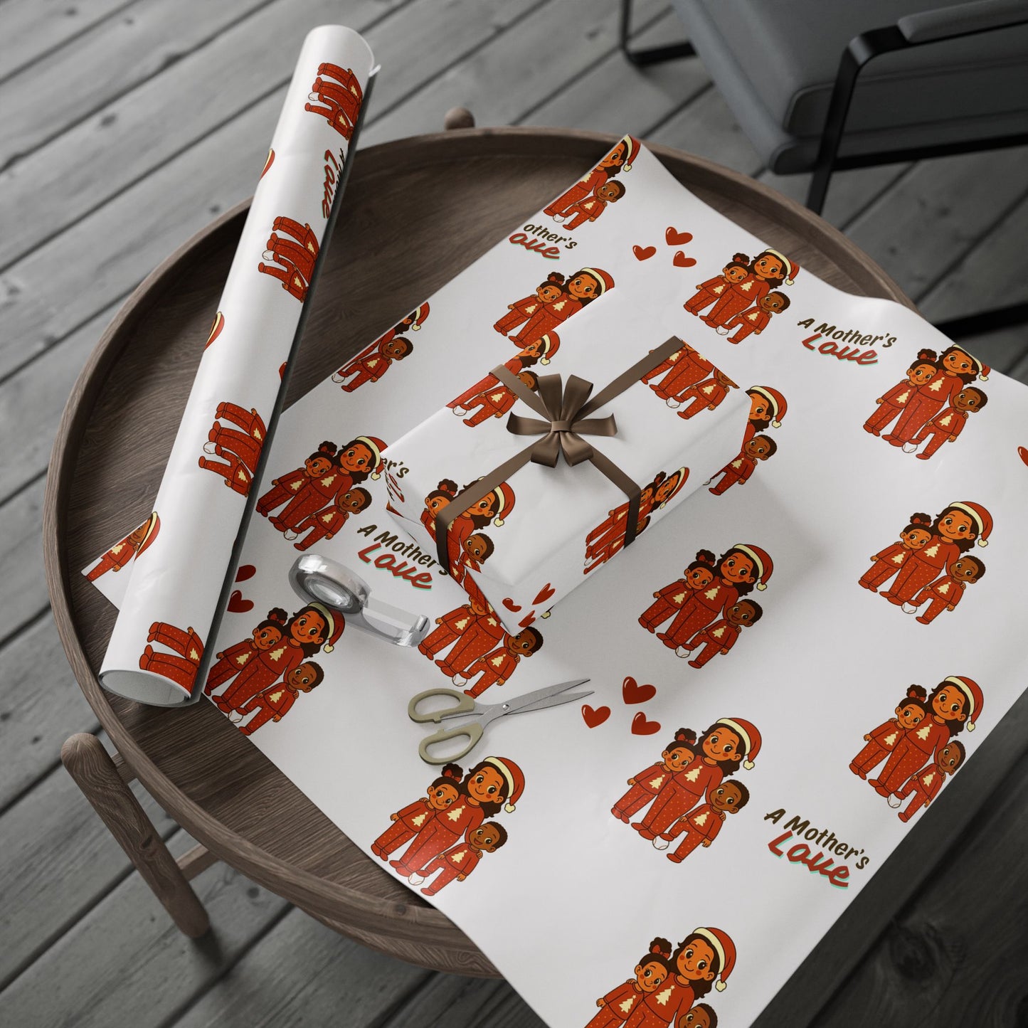 A Mother’s Love Holiday Wrapping Paper