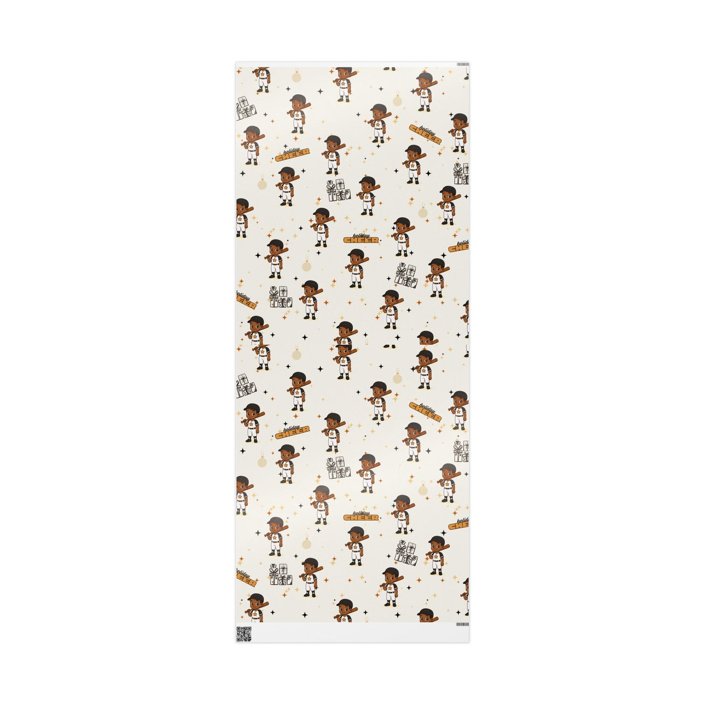Little King Baseball Holiday Wrapping Paper