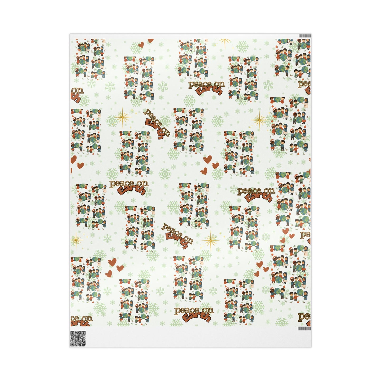 Peace on Earth Wrapping Paper | Holiday Christmas Gift Wrap
