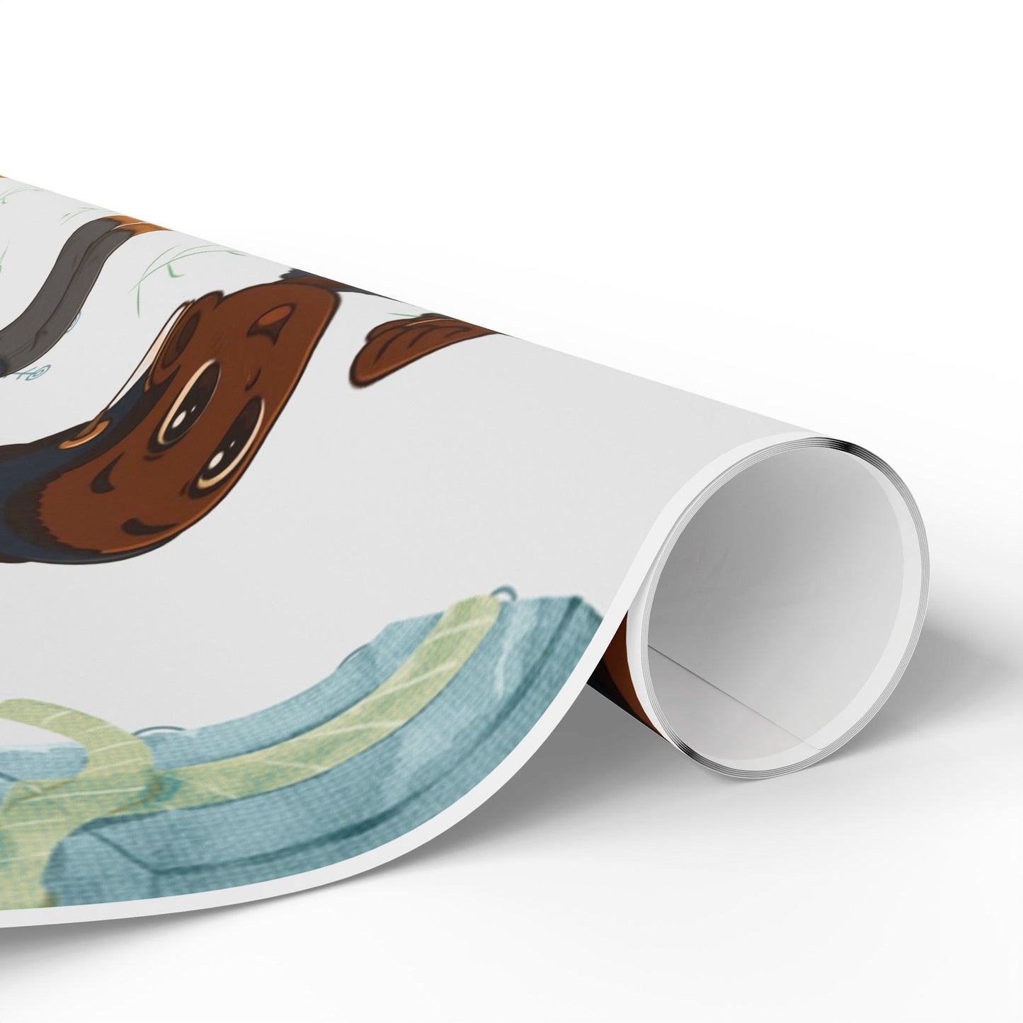 Little King Cochlear Implant Christmas Wrapping Paper — Inclusive Holiday Gift Wrap