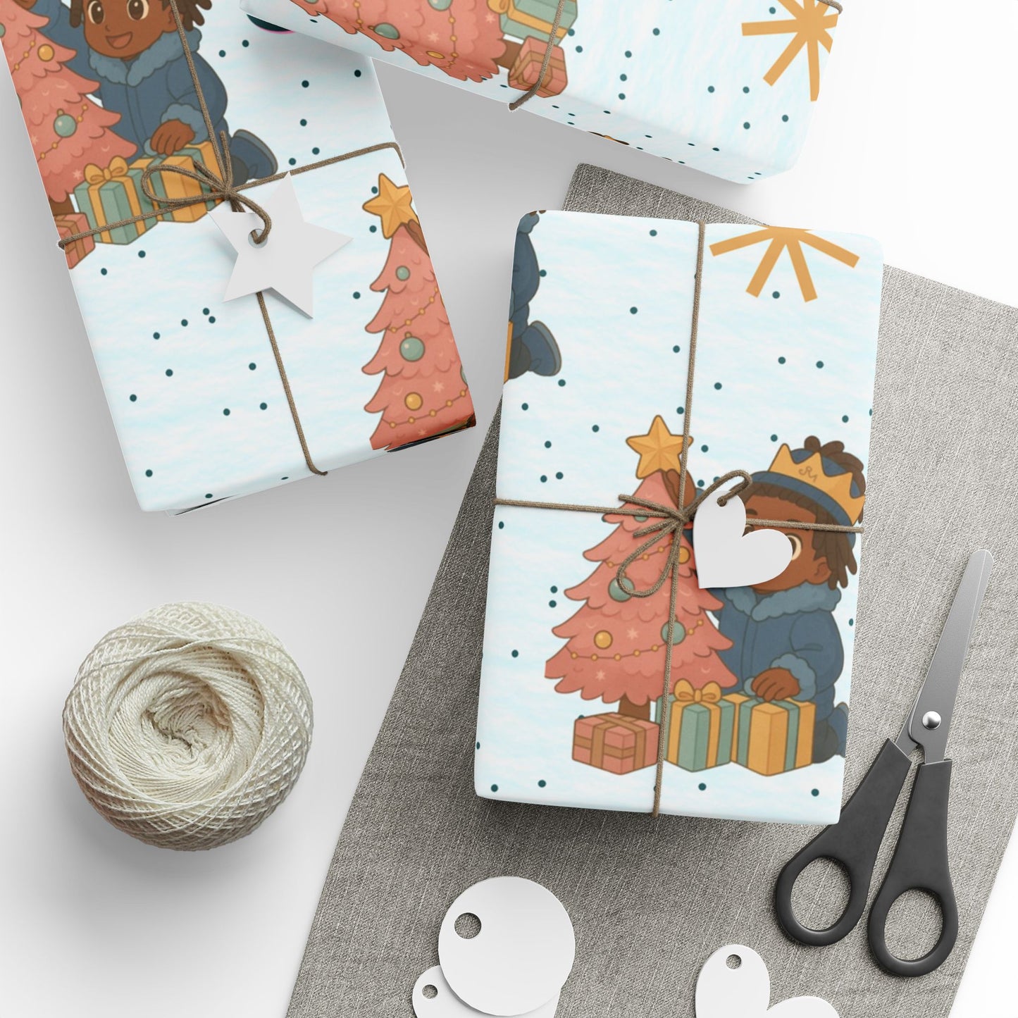 Let it Snow little King Wrapping Paper