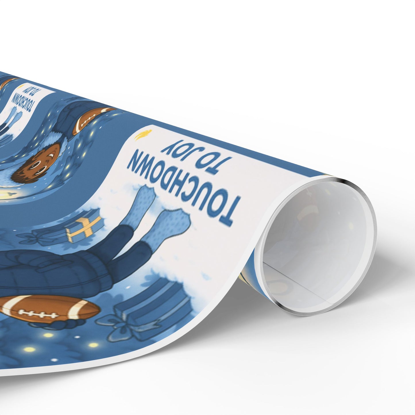 Touchdown to Joy Sports-Themed Wrapping Paper