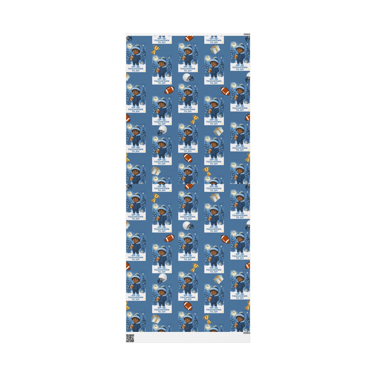 Touchdown to Joy Sports-Themed Wrapping Paper