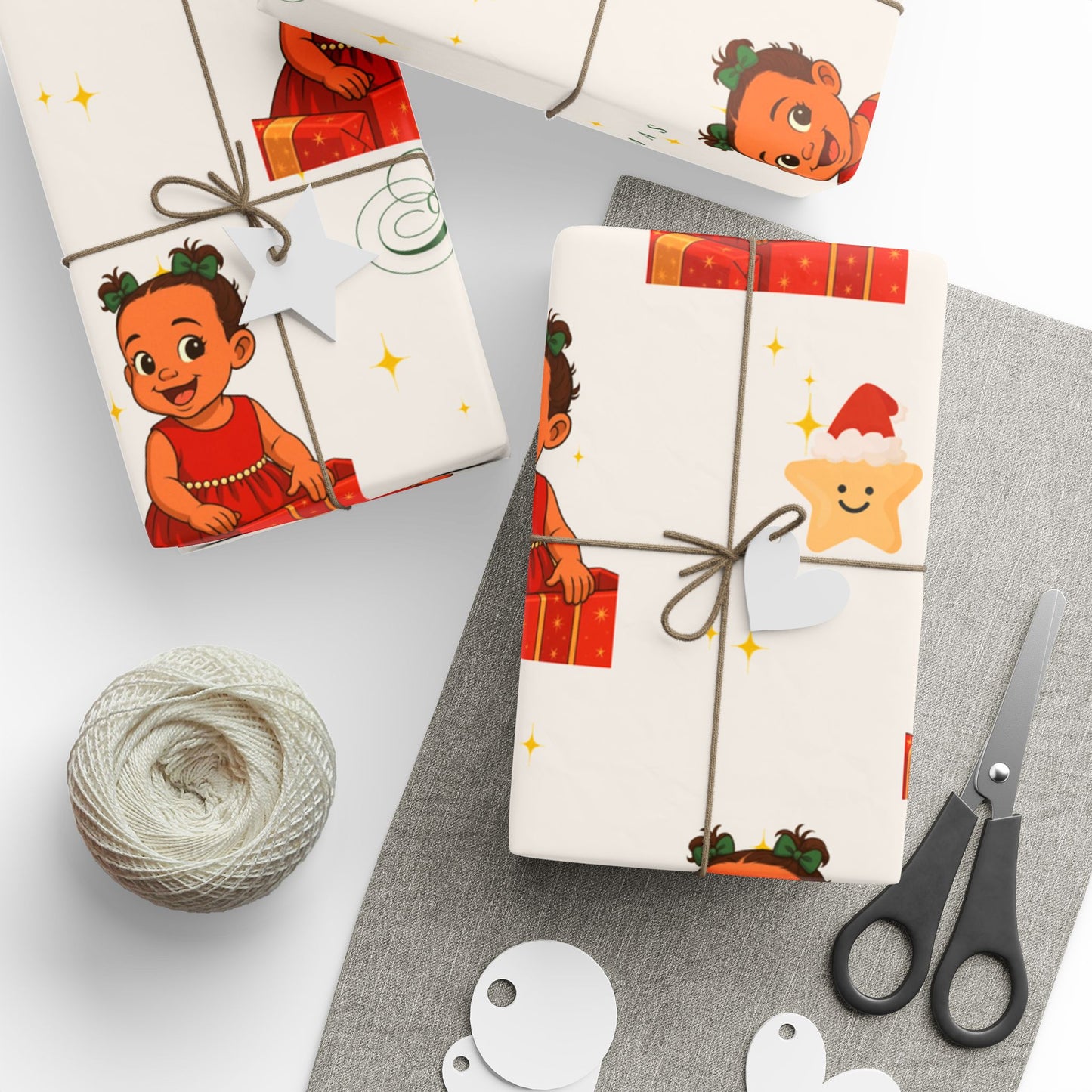 Nova's Christmas Wrapping Paper | Cute Holiday Gift Wrap