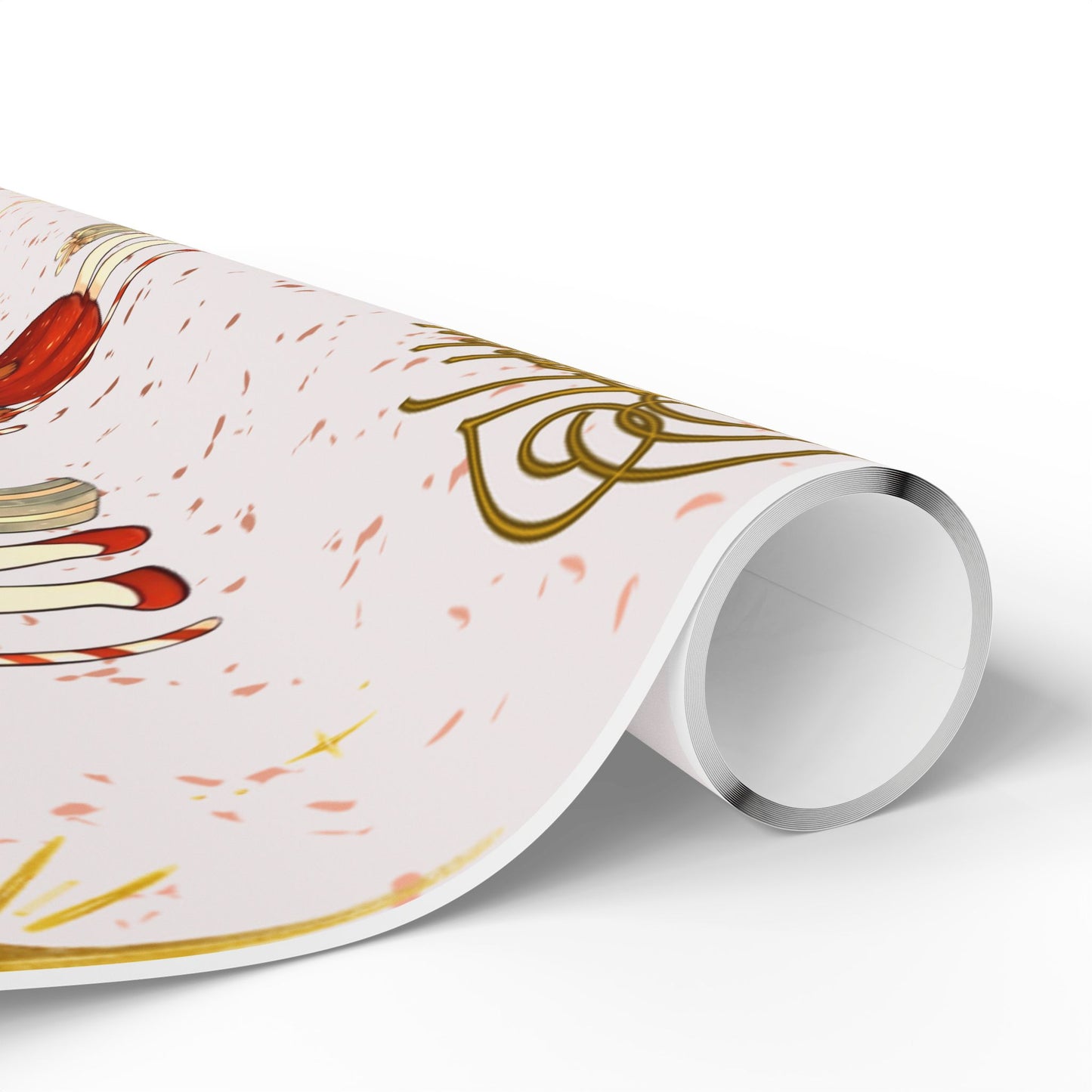 Holiday Magic!  Visually Impaired Girl Christmas Wrapping Paper