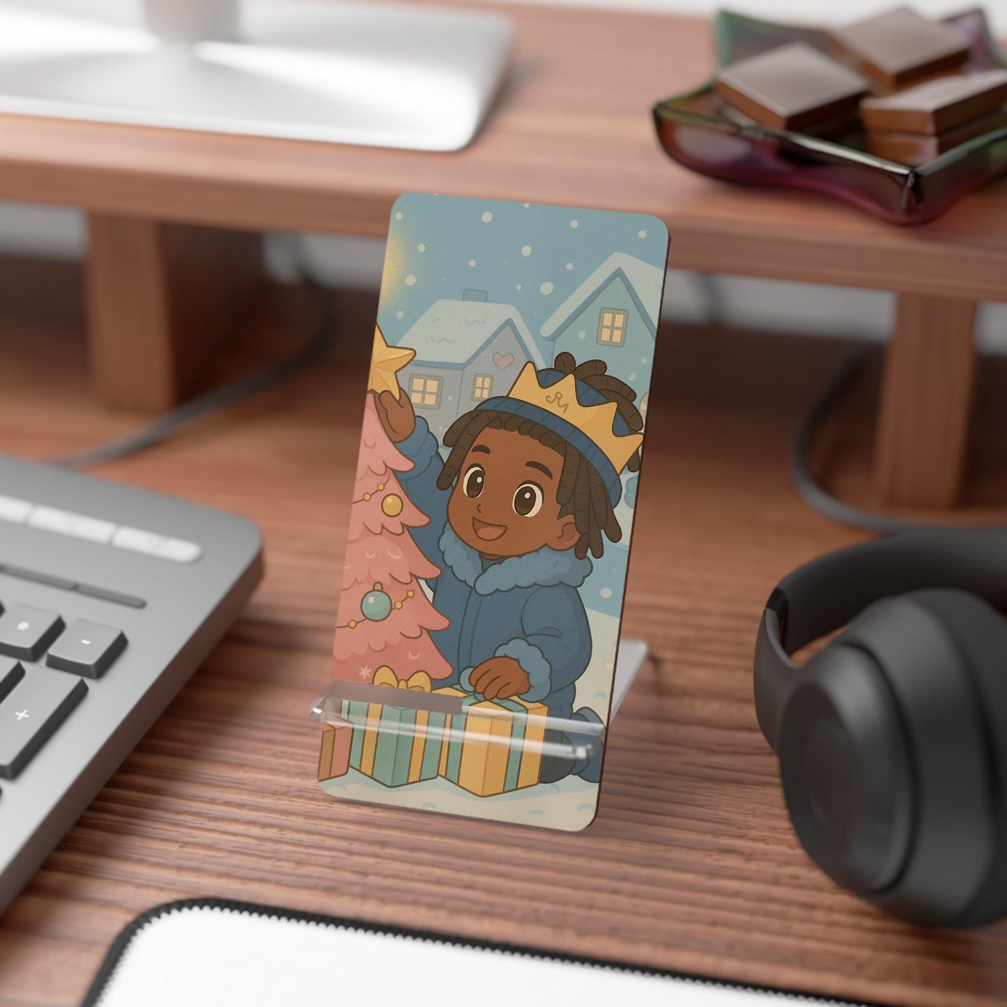 Little King Holiday Phone Holder