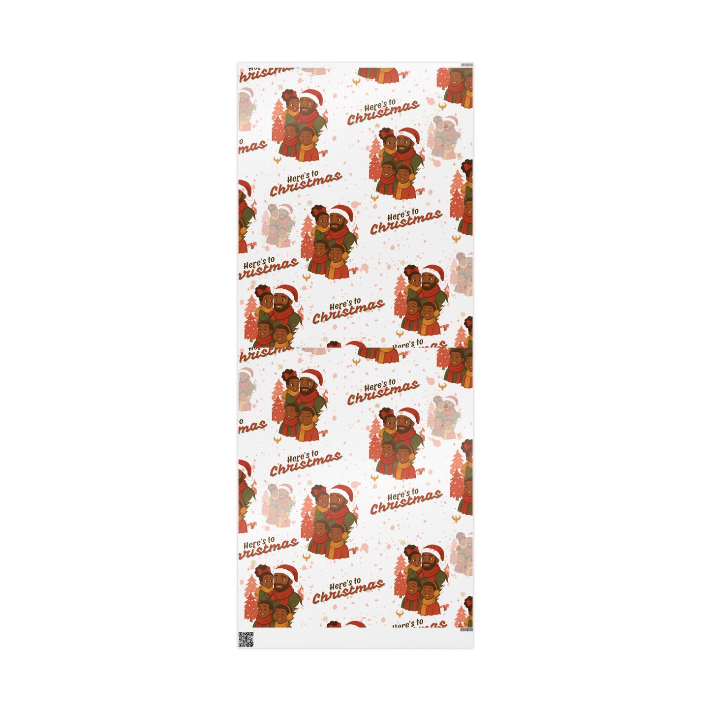 Here's to Christmas Festive Wrapping Paper I Fathers Matter