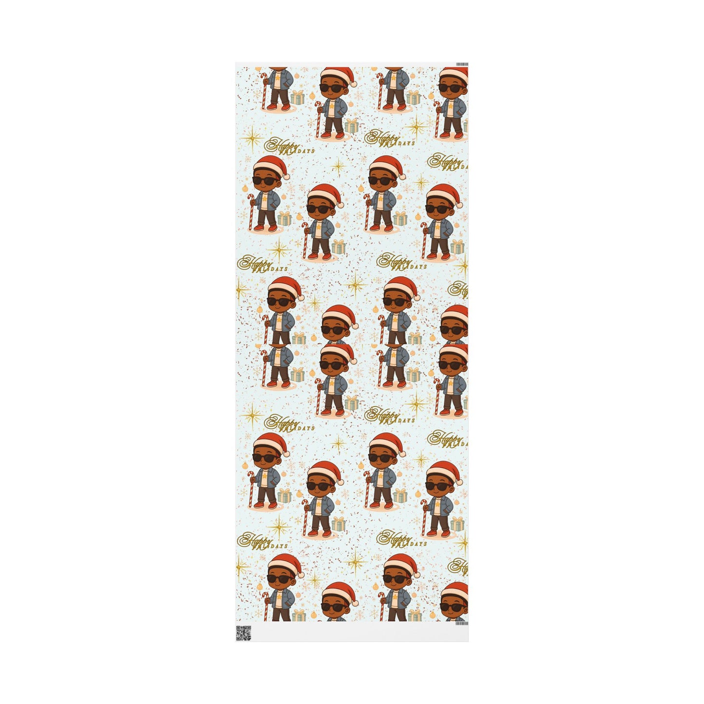 Holiday Magic! Visually Impaired Boy Christmas Wrapping Paper