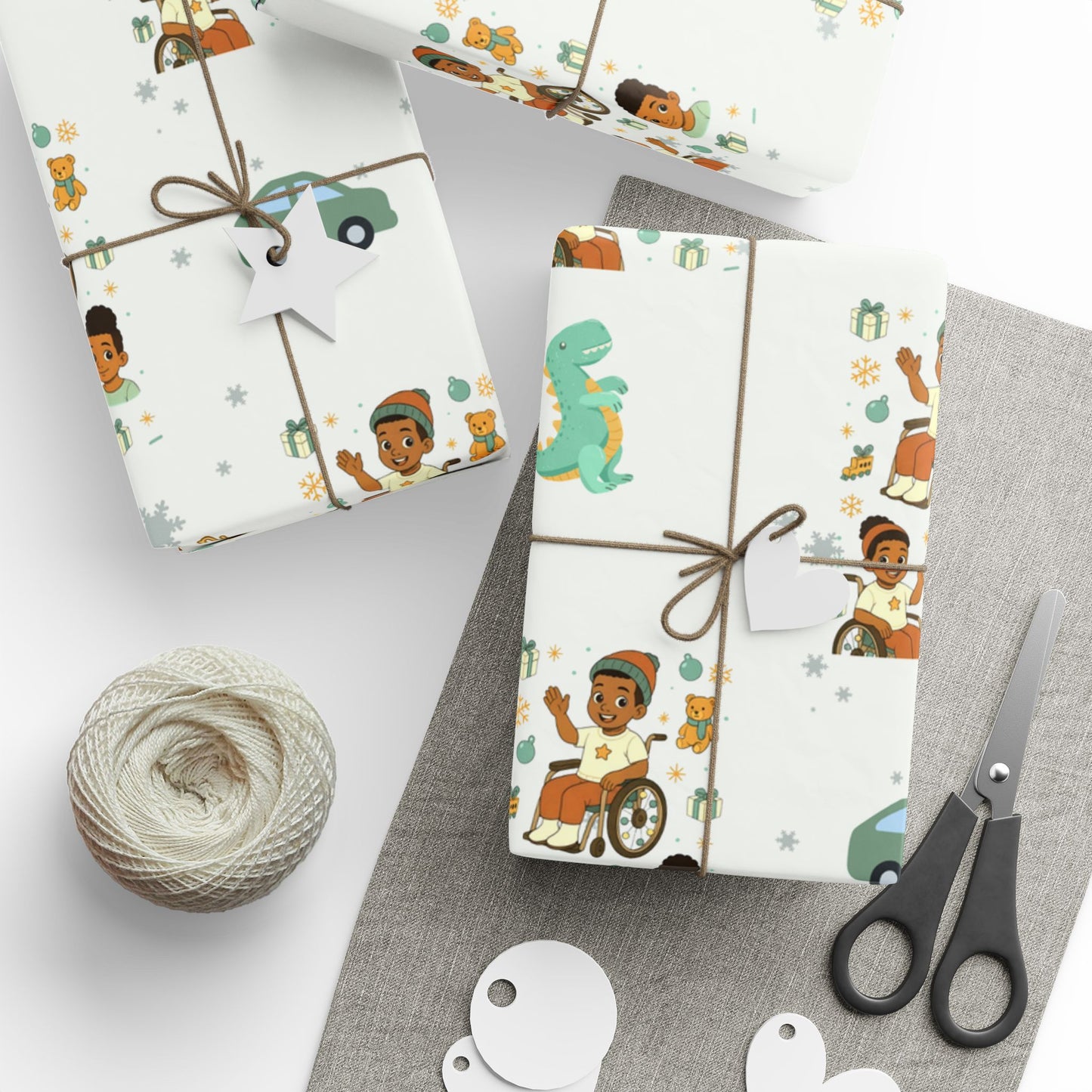 Winter Sleigh King — Holiday Wrapping Paper