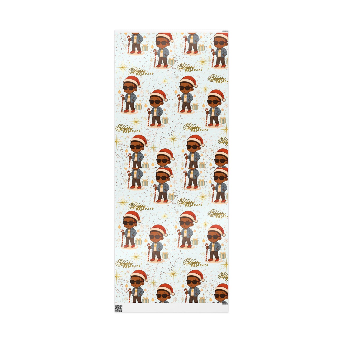 Holiday Magic! Visually Impaired Boy Christmas Wrapping Paper