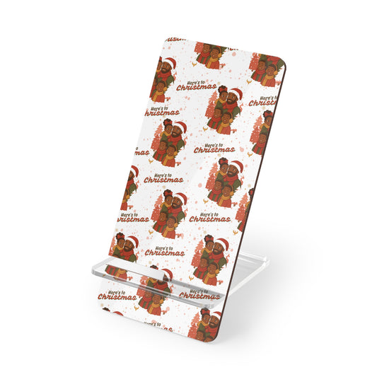 Father's Christmas-Themed Mobile Display Stand for Smartphones