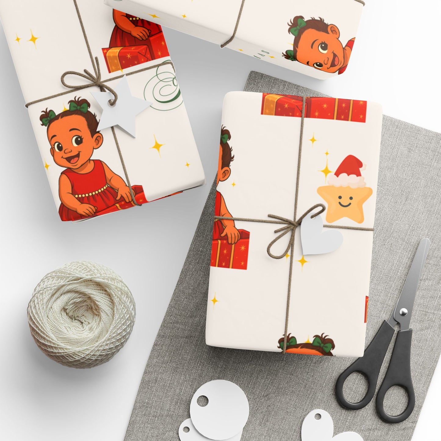 Nova's Christmas Wrapping Paper | Cute Holiday Gift Wrap