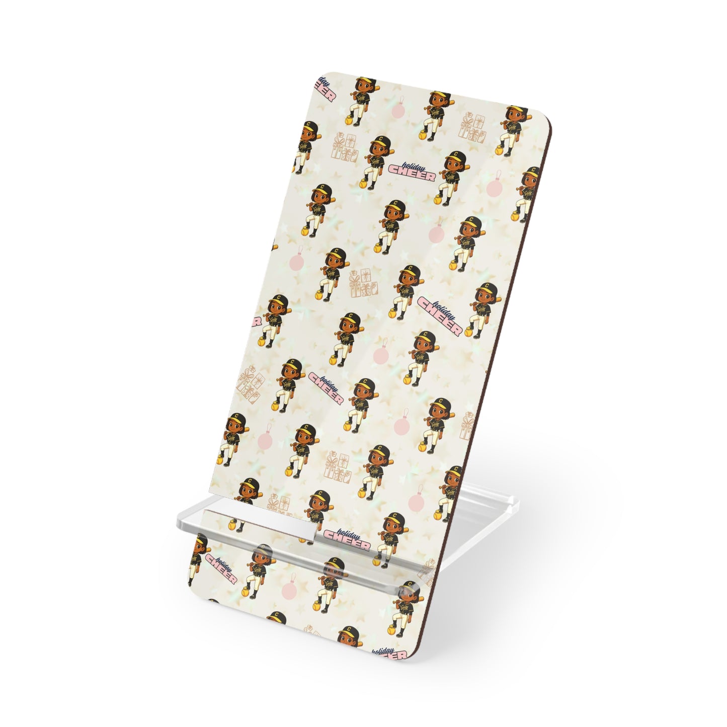 Little Queen Softball Player – Mobile Display Holder for Smartphones