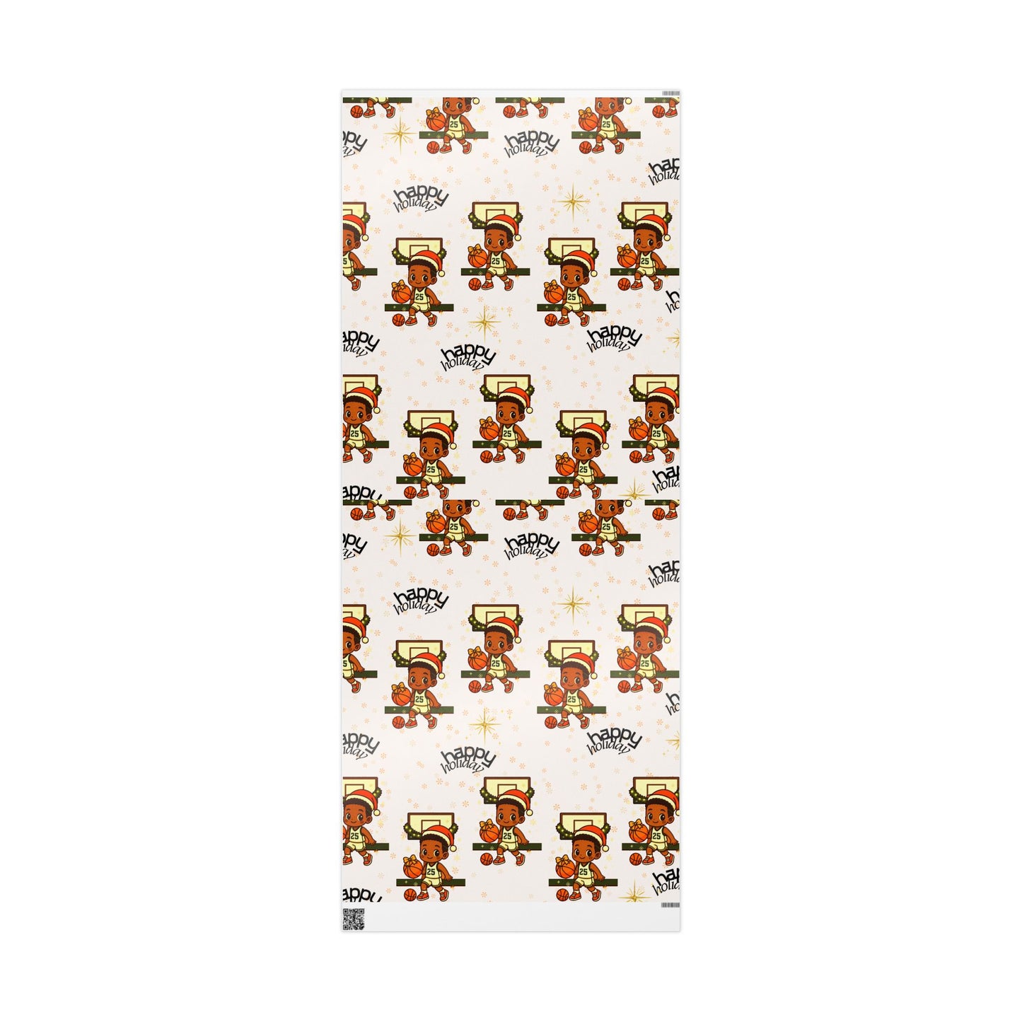 Holiday Hoop King Basketball Wrapping Paper | Holiday Gift Wrap