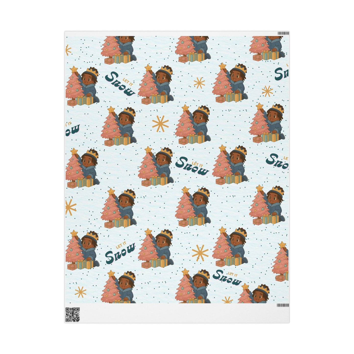 Let it Snow little King Wrapping Paper