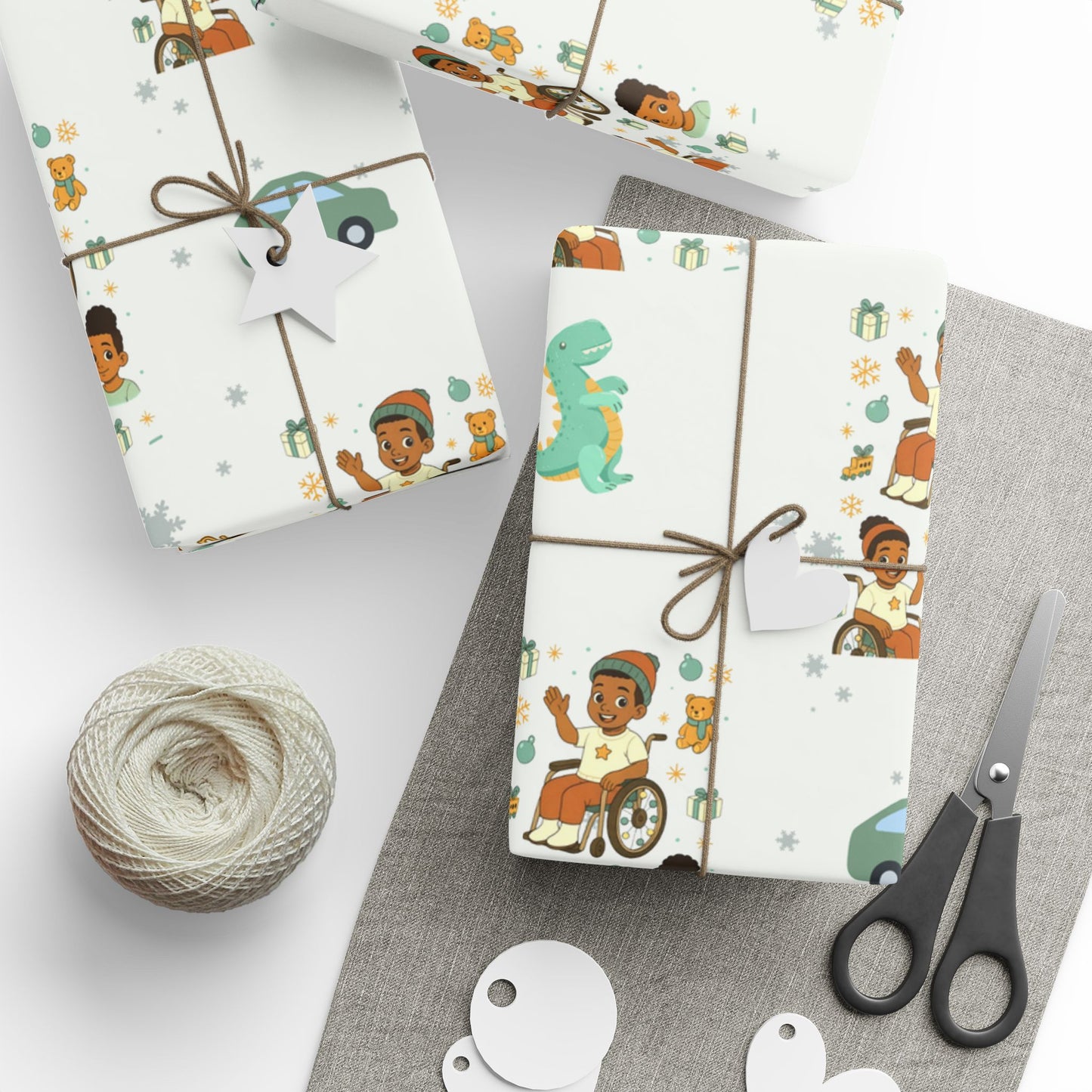 Winter Sleigh King — Holiday Wrapping Paper