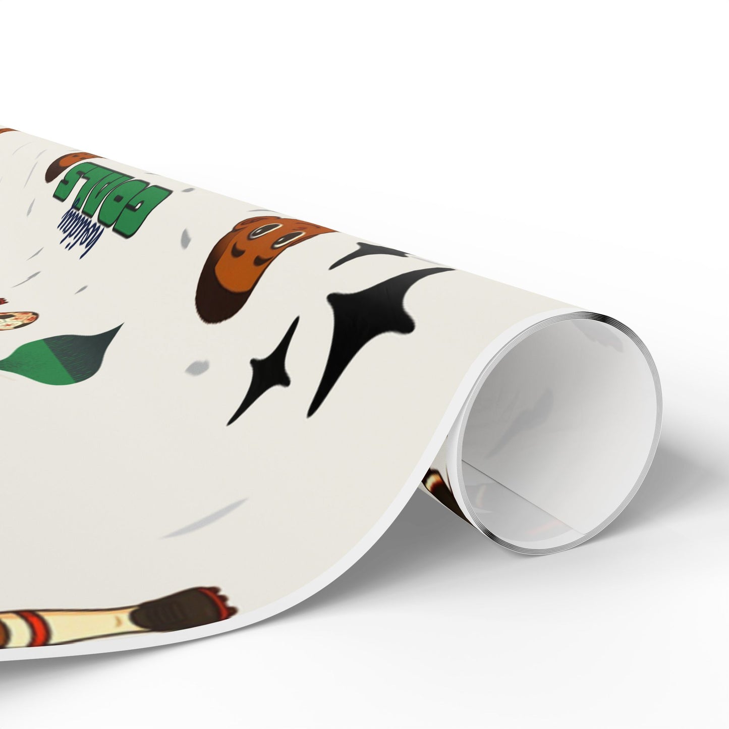 Little King Holiday Soccer Player Wrapping Paper