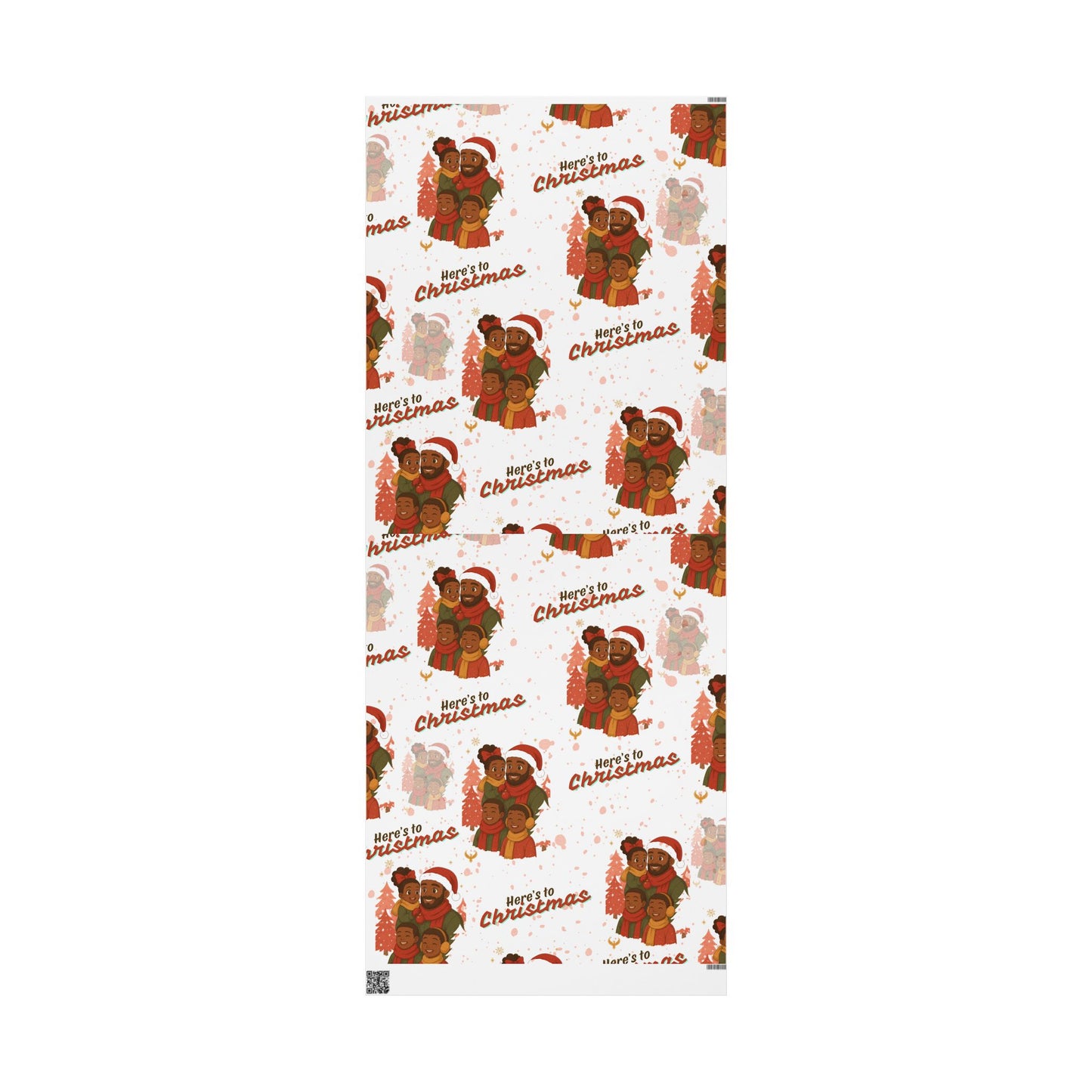 Here's to Christmas Festive Wrapping Paper I Fathers Matter