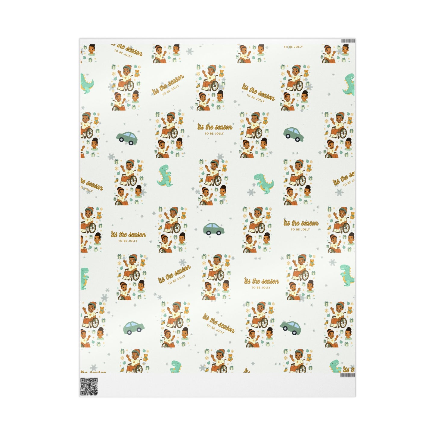 Winter Sleigh King — Holiday Wrapping Paper