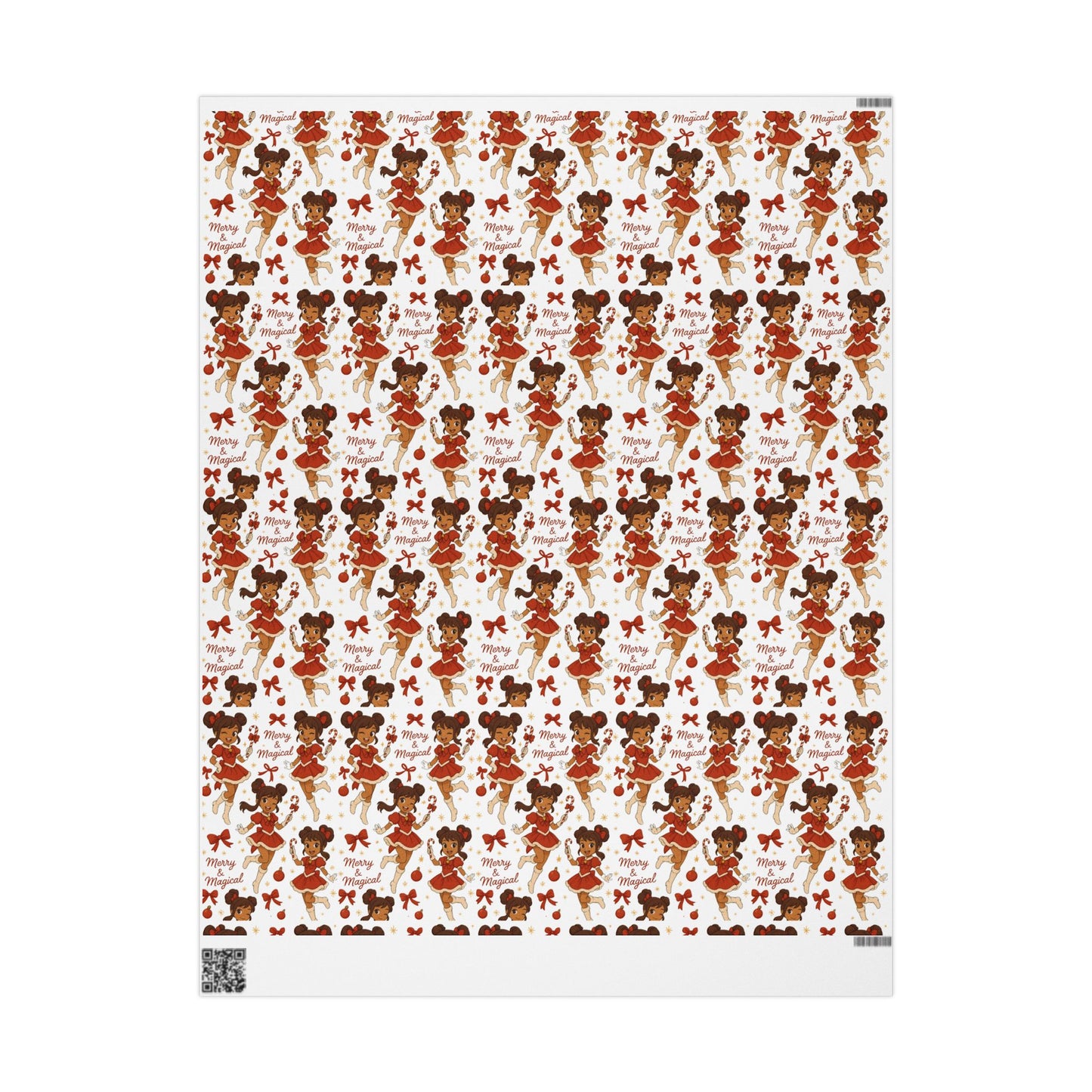 Merry & Magical Festive Wrapping Paper for All Occasions, Gift Wrap, Christmas Wrap, Birthday Wrap, Holiday Decorations, Eco-Friendly Packaging