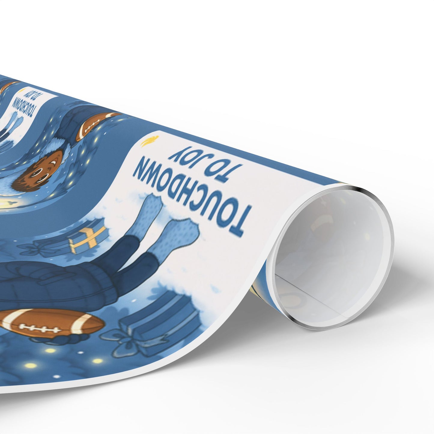 Touchdown to Joy Sports-Themed Wrapping Paper