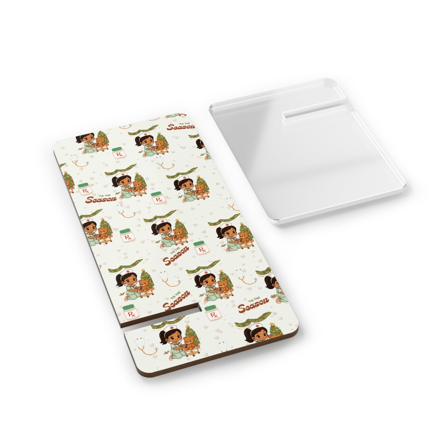 Girl Teddy Bear Nurse Mobile Display Stand | Phone Stand