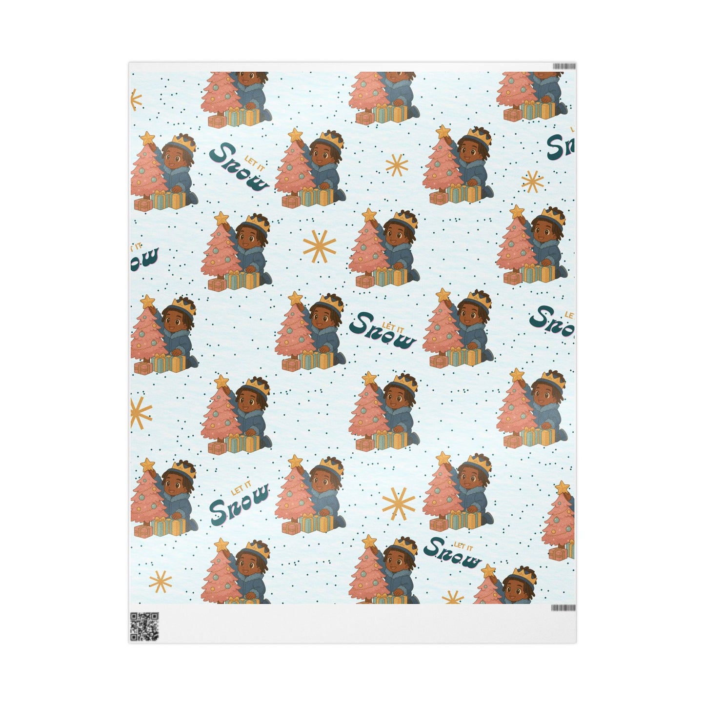 Let it Snow little King Wrapping Paper