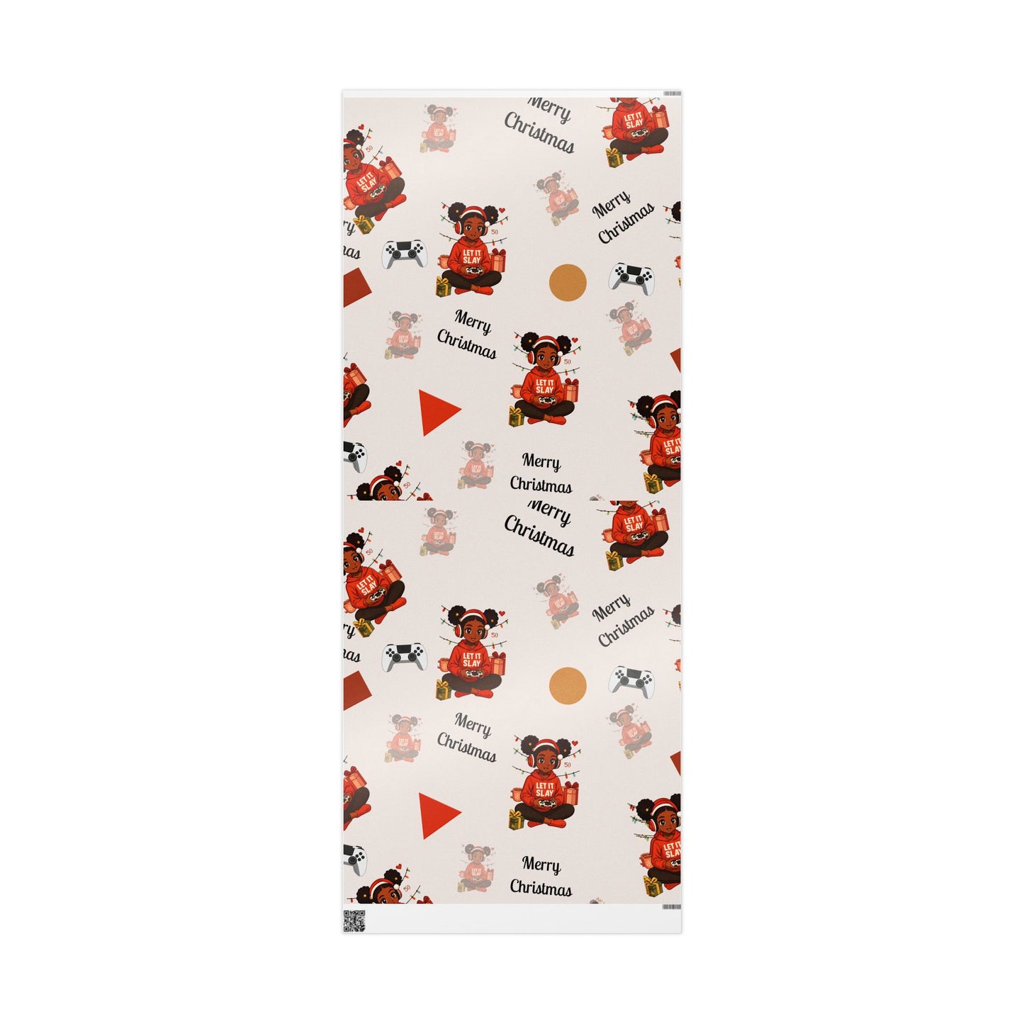 Gamer Girl Holiday Gift Wrap